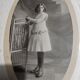 Old framed photo girl frame Napoleon III