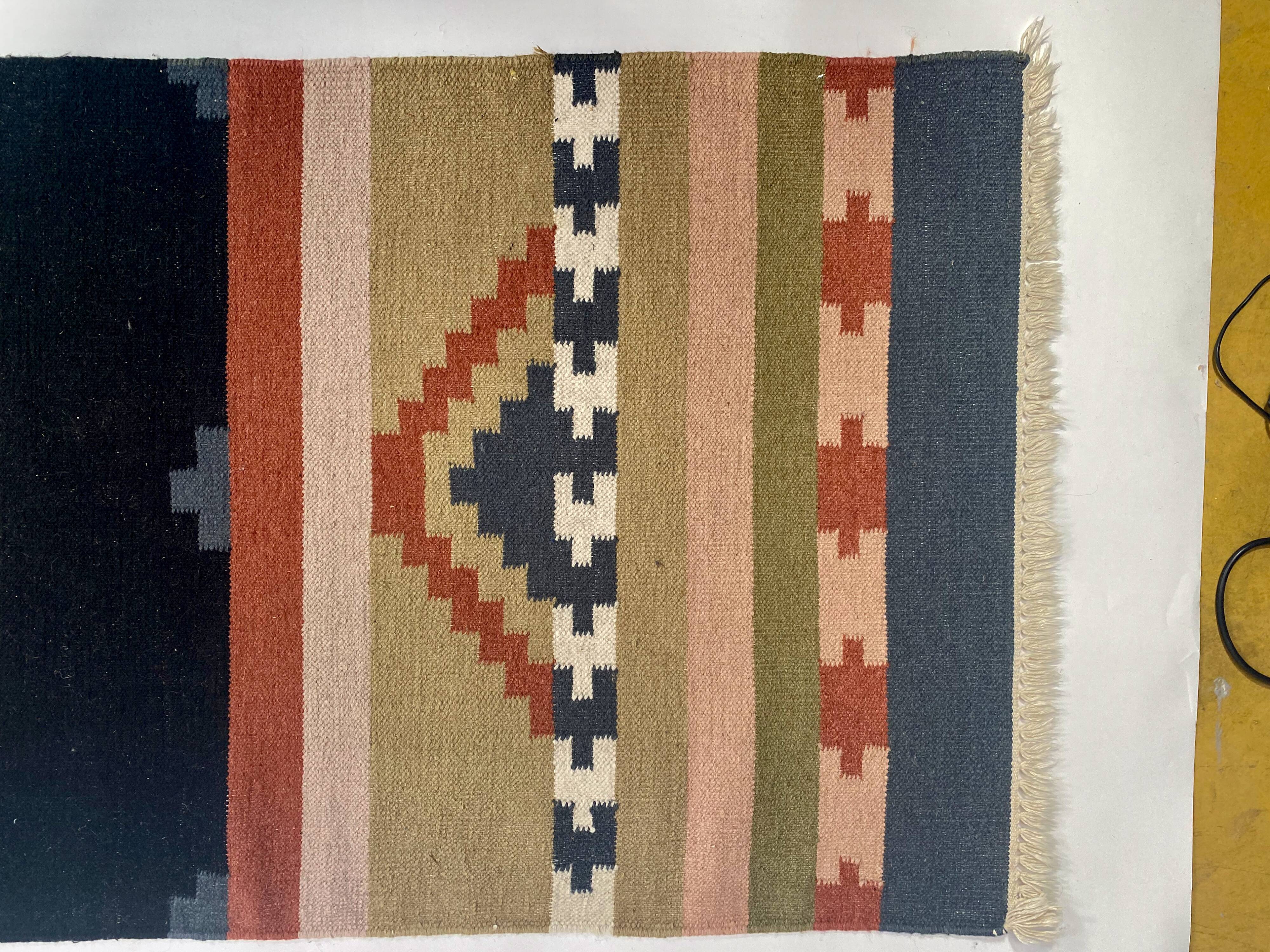 Oriental Kilim in pure wool 88cm x 245cm