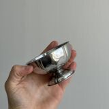 6 coupelles sur pied en inox