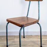 Vintage industrial children's chair
