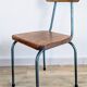 Vintage industrial children's chair