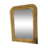 Antique Louis-Philippe carved mirror 90x65 cm