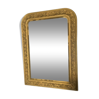 Antique Louis-Philippe carved mirror 90x65 cm