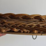 Old rattan star witch mirror vintage design 50s 60s