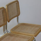 Set of 4 cesca chairs Marcel Breuer, 1970s