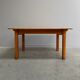 Large solid oak dining table by Wasa, 1990s
