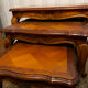 Nest of tables in cherry wood
