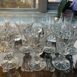 Set of 47 lorraine crystal glasses