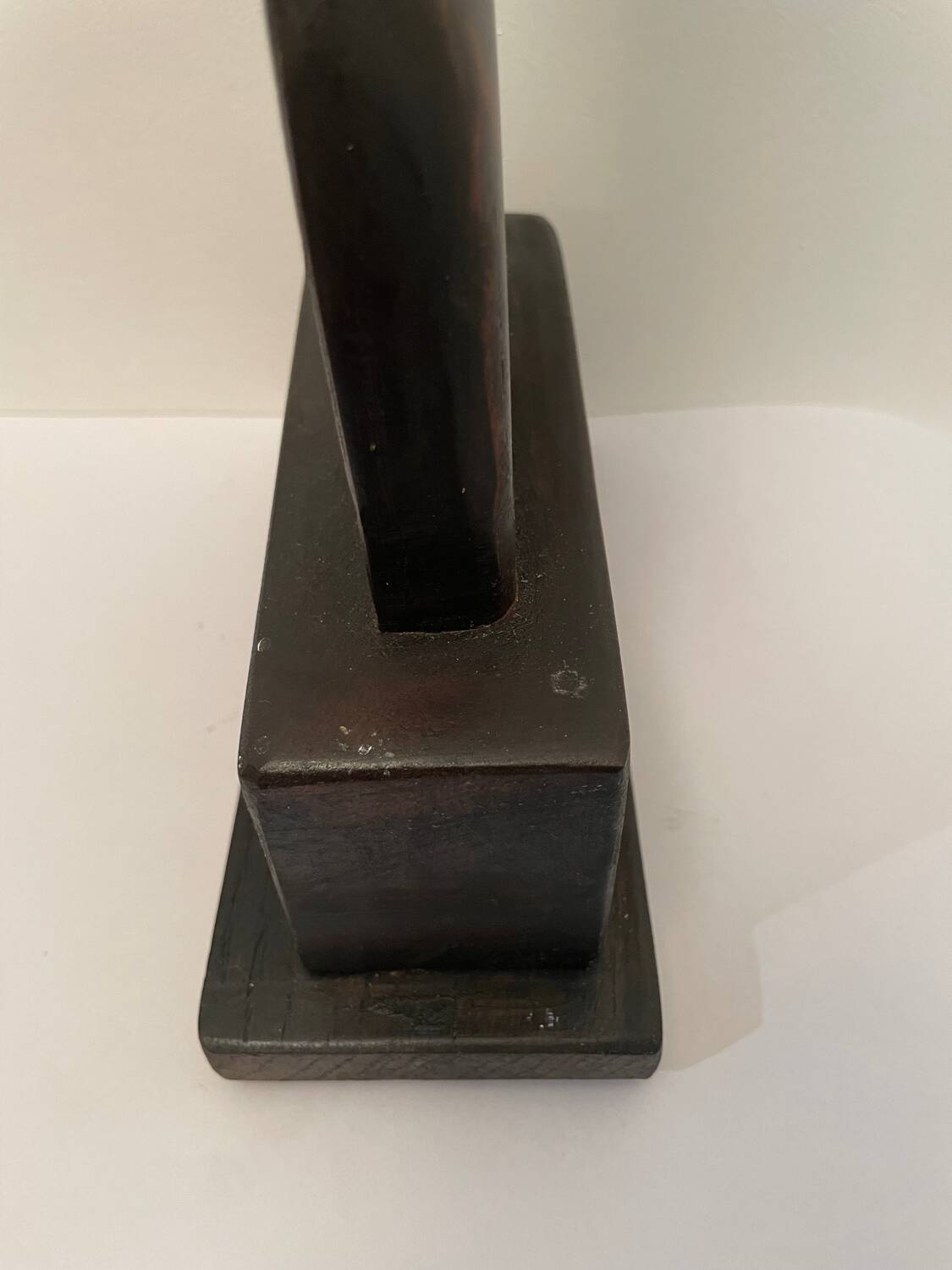 Abstract wooden sculpture 20th century