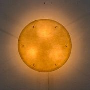 Mid-century minimalist fiberglass ceiling light, 1960s