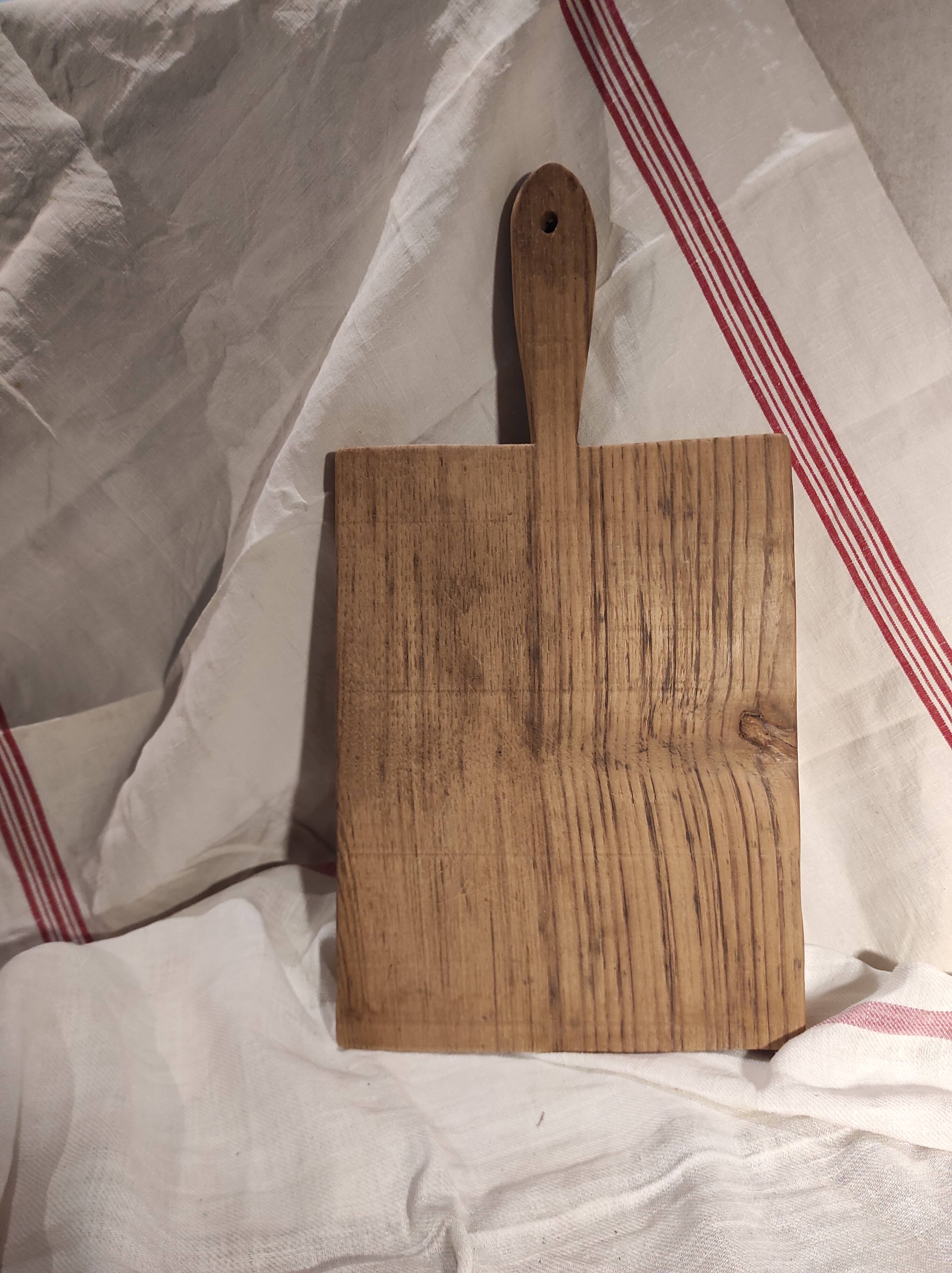 Planche à découper en bois vintage française