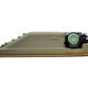 Typewriter hermes baby rocket lime green with its brown suitcase revised ribbon new