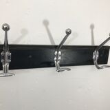 Black coat holder 4 patères