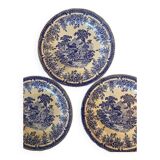 Lot 3 assiettes english style