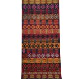 Tapis vintage turc de oushak tissé à la main 99x455 cm