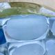 Vintage aluminum and glass ceiling light by Peill & Putzler 1970