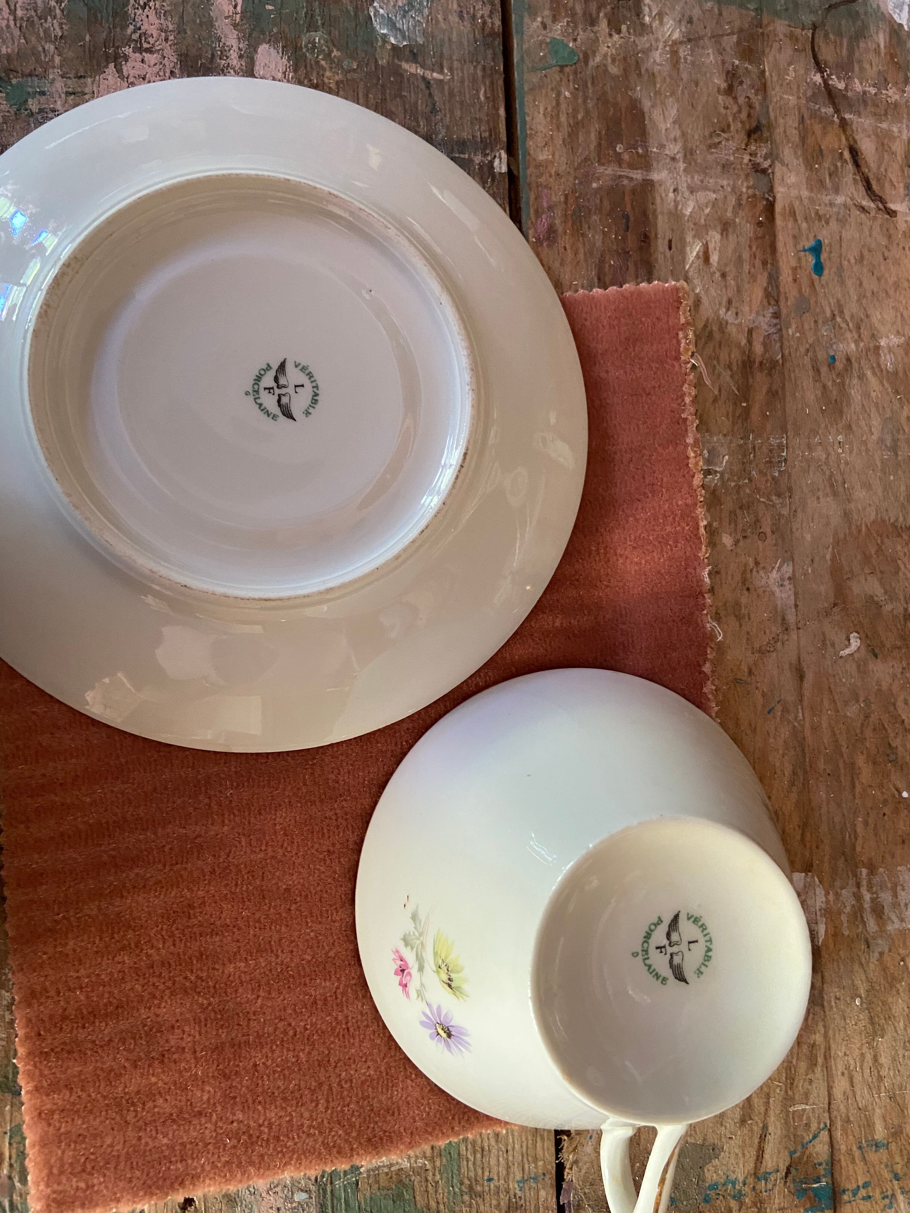 Limoges porcelain tea cup