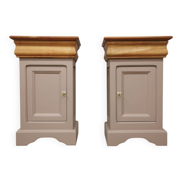 2 Tables de chevet relookées