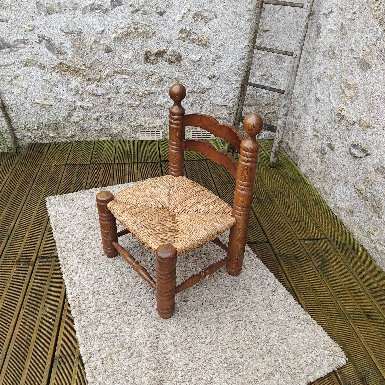 Lot de deux chaises basses