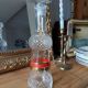 Vintage antique carafe chiseled glass