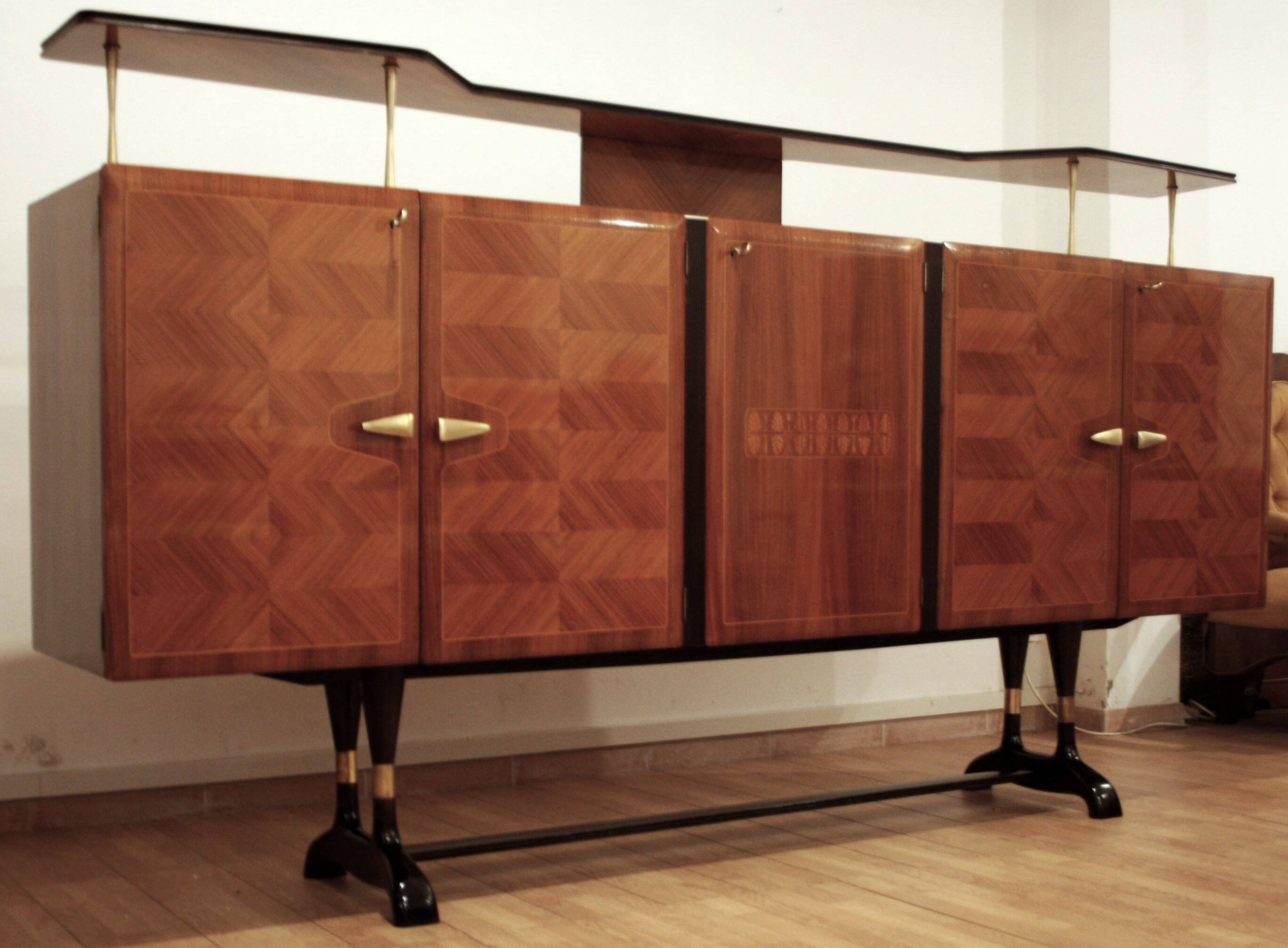 Buffet moderne du milieu du siècle, Italie, années 1950