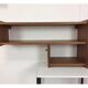 Suite of asymmetrical Scandinavian wall shelves 60s