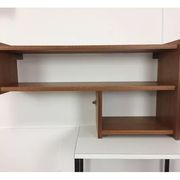 Suite of asymmetrical Scandinavian wall shelves 60s