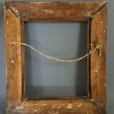 Old frame around 1850 wood - stucco, beaded interior edges, 52x48 hardwood 38x32 cm SB