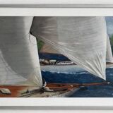 Marine Pastel - Framed Nautical Painting