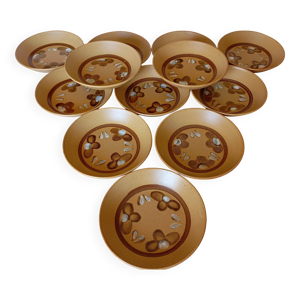 12 assiettes calottes