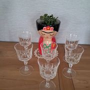 6 verres à vin blanc en cristal d arques Modèle Germain