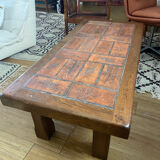 Vintage P.Garnier herbarium coffee table