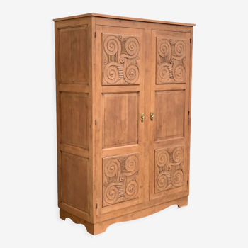 Vintage cabinet 1950 solid oak