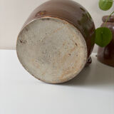 Old glazed stoneware pot