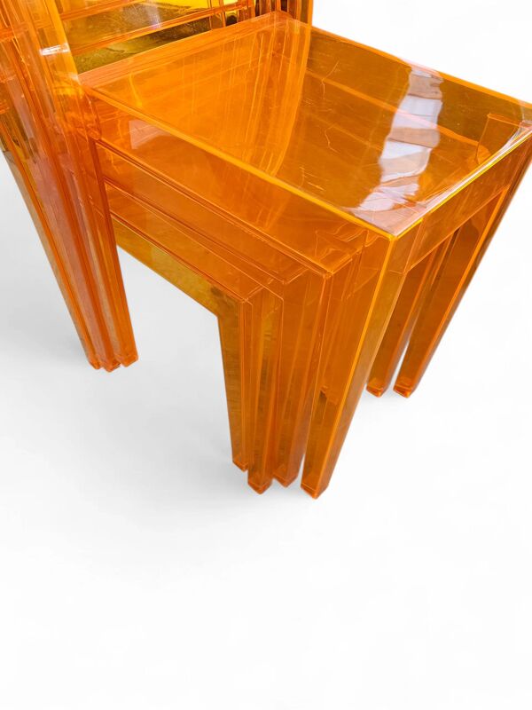 4 chaises La Marie / Philippe Starck / Kartell 2001