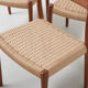 6 chaises à manger en teck par Niels Otto Møller