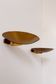 Pair of vintage brass wall lights, France 1970.