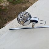 Vintage Chrome Pendant Light