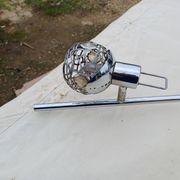 Vintage Chrome Pendant Light
