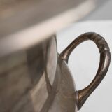 Antique Silver Plated Copper Champagne Bucket in Medicis Shape, 1890s