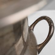 Antique Silver Plated Copper Champagne Bucket in Medicis Shape, 1890s