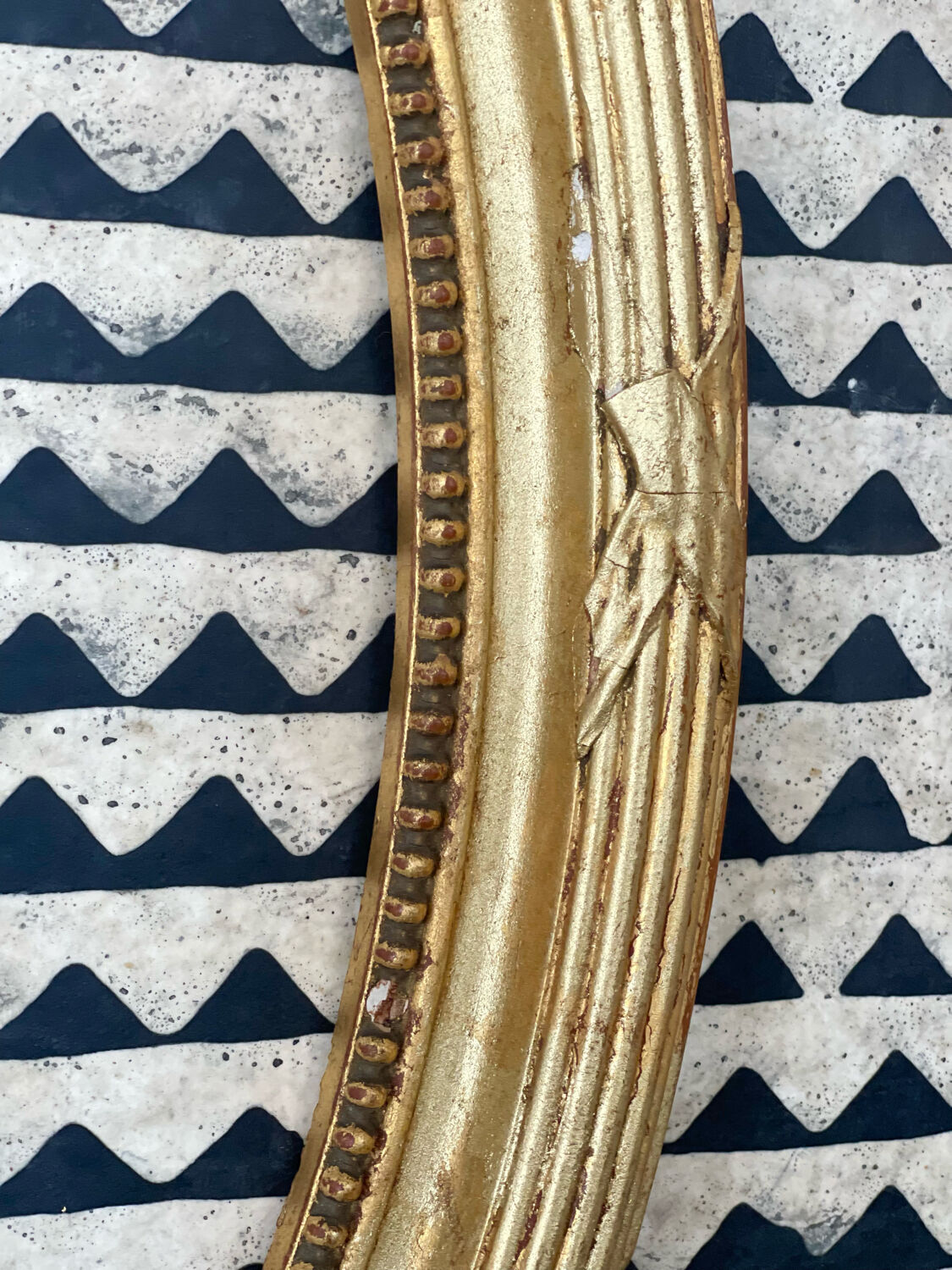 Old gilded wooden frame 59cmX45cm