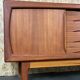 Teak sideboard Credenza HP Hansen Danish design Denmark 60s 70s