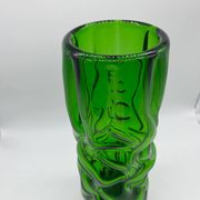 Vintage Murano vase , Emerald Green decorative made in Italy