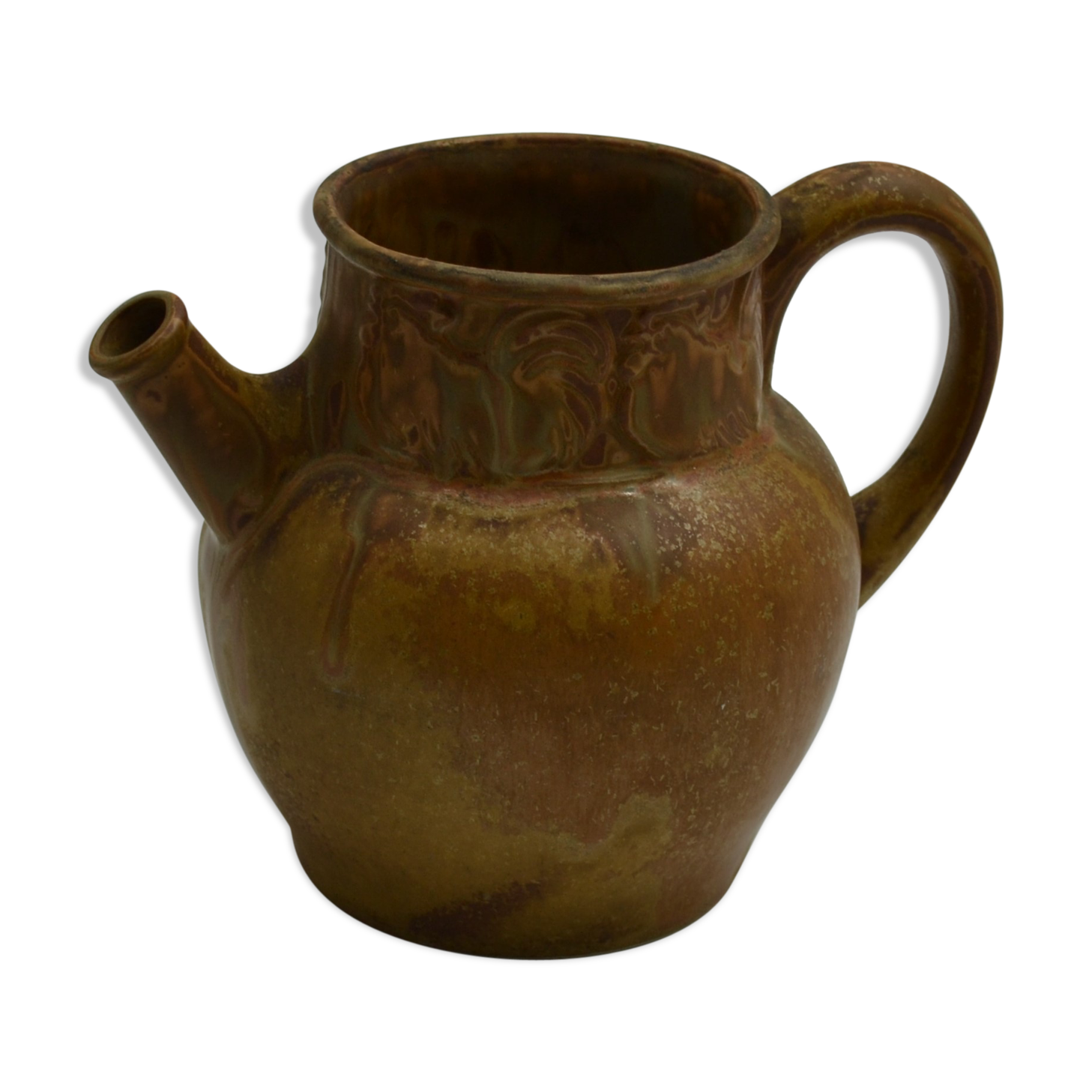 Denbac sandstone rooster pitcher