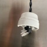 Lot 2 opaline hanging lamps