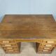 Bureau plat en caissons vintage