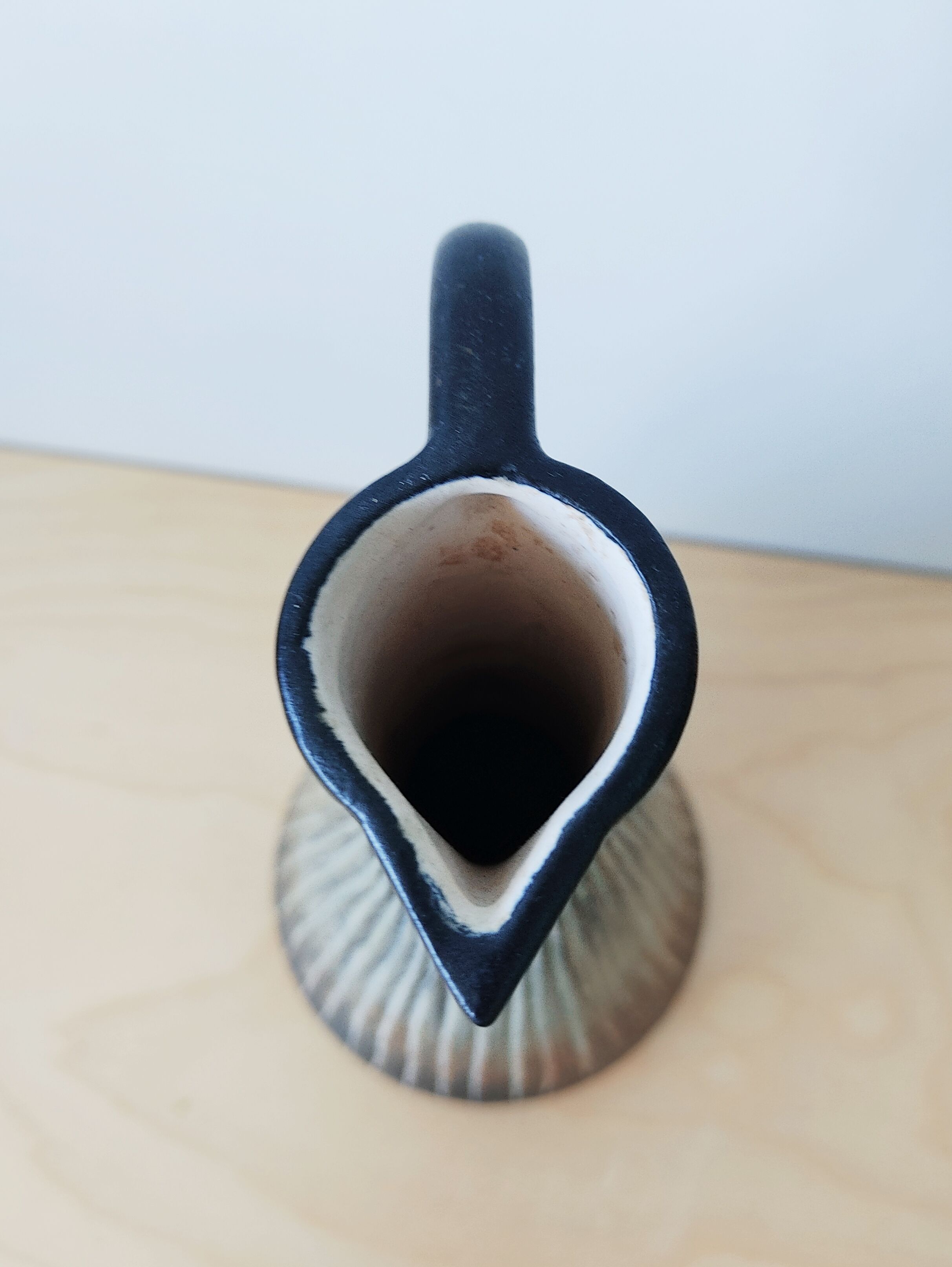 Ceramic vase Coceram unique piece signed Feron