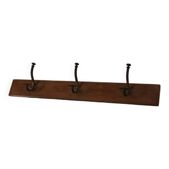 Vintage country wall coat rack