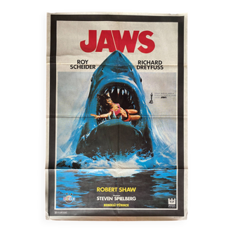 Original movie poster "Jaws Jaws" Steven Spielberg 68x100cm 1975